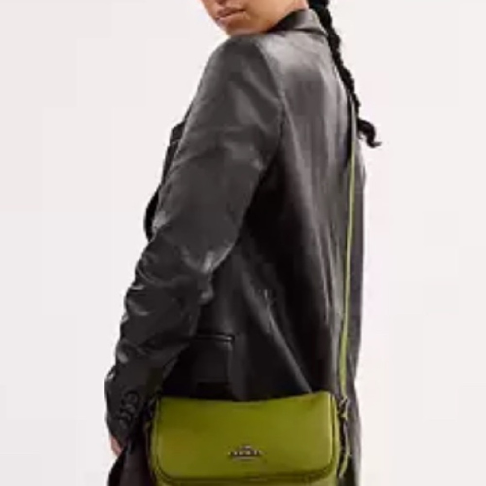 NEW- Coach Kailey Shoulder Bag Qb/bright olive - Picture 5 of 14